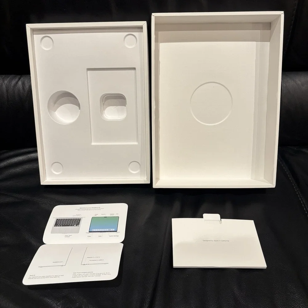 Empty Box For Apple MacBook Air 13 inch Model A3449 CPU/10C GPU/24GB/512GB/KB-US